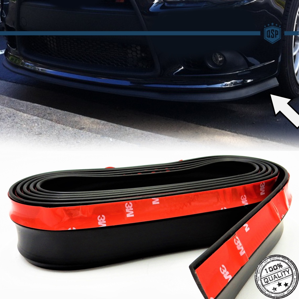 SPOILER Alerón Adhesivo Compatible Con JEEP, LABIO parachoques LIP o Faldones Laterales en EPDM NEGRO flexible SPOILER Alerón Adhesivo Compatible Con JEEP, LABIO parachoques LIP o Faldones Laterales en EPDM NEGRO flexible