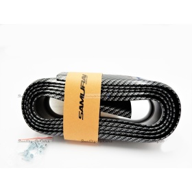 SPOILER Alerón Adhesivo Compatible Con JEEP, efecto FIBRA de CARBONO LABIO parachoques LIP o Faldones Laterales en EPDM flexible