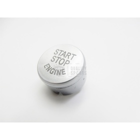 LLAVE BOTÓN DE ENCENDIDO DEL MOTOR GRIS "START STOP ENGINE" EN ABS PARA BMW VERSIONES F y G con Bóton OFF, ANTICHUADO NO HUELLAS