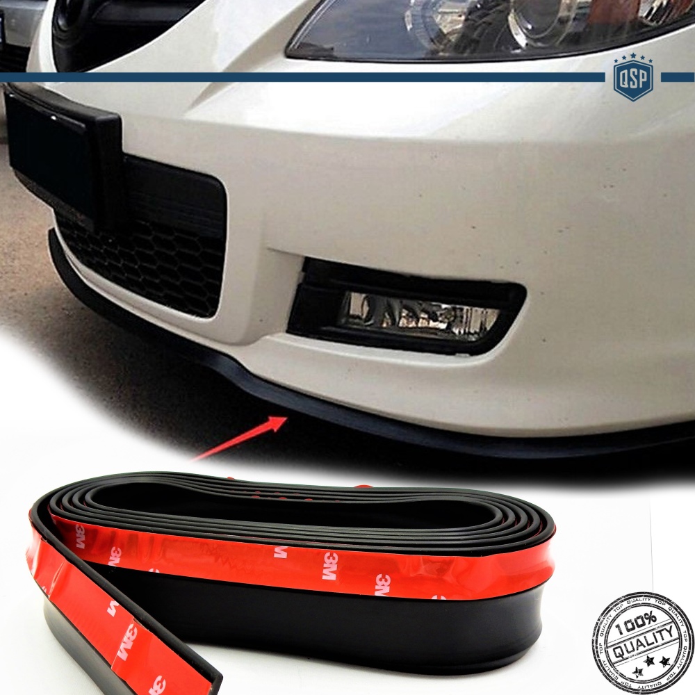 SPOILER Alerón Adhesivo PARA MAZDA 2 DY-6 GG GH, LABIO parachoques LIP o Faldones Laterales en EPDM NEGRO flexible SPOILER Alerón Adhesivo PARA MAZDA 2 DY-6 GG GH, LABIO parachoques LIP o Faldones Laterales en EPDM NEGRO flexible