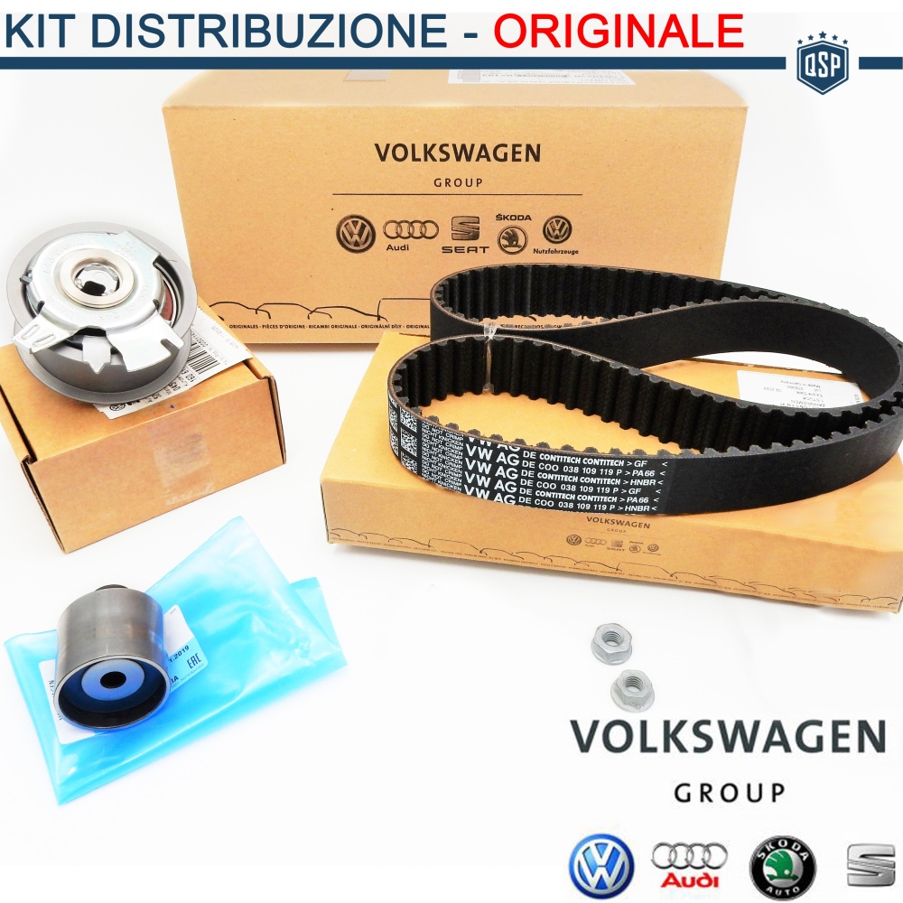 KIT Correa de Distribución ORIGINAL AUDI A2 1.4 TDI 2000-2005, Remplazo Original Audi KIT Correa de Distribución ORIGINAL AUDI A2 1.4 TDI 2000-2005, Remplazo Original Audi