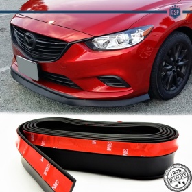 SPOILER Alerón Adhesivo PARA MAZDA 6 GJ, LABIO parachoques LIP o Faldones Laterales en EPDM NEGRO flexible