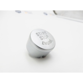 LLAVE BOTÓN DE ENCENDIDO DEL MOTOR GRIS "START STOP ENGINE" EN ABS PARA BMW VERSIONES F y G con Bóton OFF, ANTICHUADO NO HUELLAS
