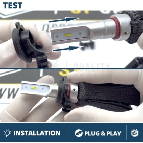 2X Adaptatores del Retenedor Soporte Bombilla para Montaje KIT LED H7 para FORD FOCUS mk3 (2014-2018) Luces de Cruce