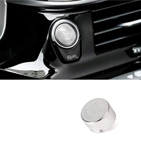 LLAVE BOTÓN DE ENCENDIDO DEL MOTOR GRIS "START STOP ENGINE" EN ABS PARA BMW VERSIONES F y G con Bóton OFF, ANTICHUADO NO HUELLAS