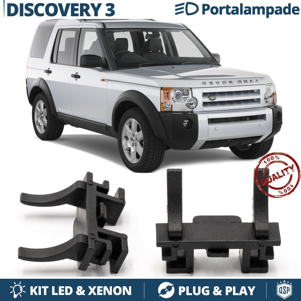 2x ADATTATORI Portalampada per montaggio KIT LED H7 per Anabbaglianti LAND ROVER DISCOVERY 3 (2004-2009) 2x ADATTATORI Portalampada per montaggio KIT LED H7 per Anabbaglianti LAND ROVER DISCOVERY 3 (2004-2009)
