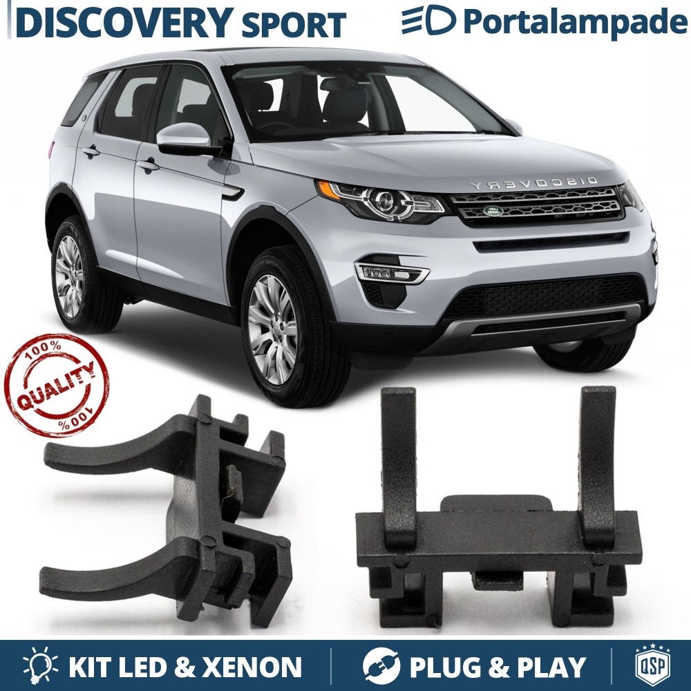 2X Adaptatores del Retenedor Soporte Bombilla para Montaje KIT LED H7 para LAND ROVER DISCOVERY SPORT (2015-) Luces de Cruce