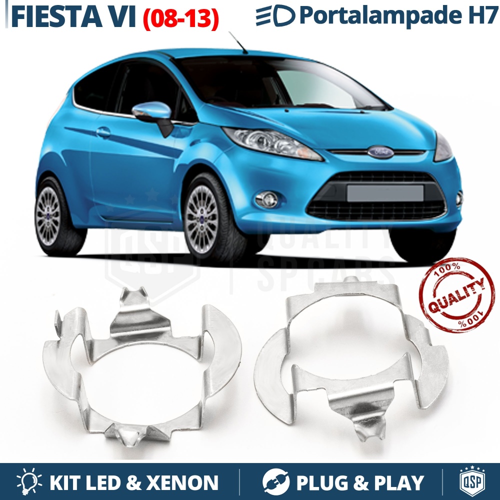 2x ADATTATORI Portalampada per montaggio KIT LED H7 PER FORD FIESTA mk6 (2008-2013) 2x ADATTATORI Portalampada per montaggio KIT LED H7 PER FORD FIESTA mk6 (2008-2013)