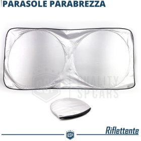 Parasol para Smart ForFour W453 desde 2019 para Parabrisas Interior, Plegable, con Estructura de ACERO