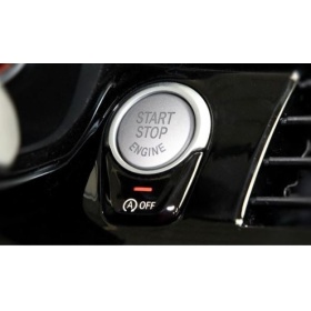 LLAVE BOTÓN DE ENCENDIDO DEL MOTOR GRIS "START STOP ENGINE" EN ABS PARA BMW VERSIONES F y G con Bóton OFF, ANTICHUADO NO HUELLAS