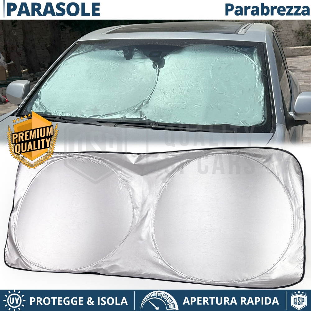 Parasol para Ssangyong XLV para Parabrisas Interior, Plegable, con Estructura de ACERO