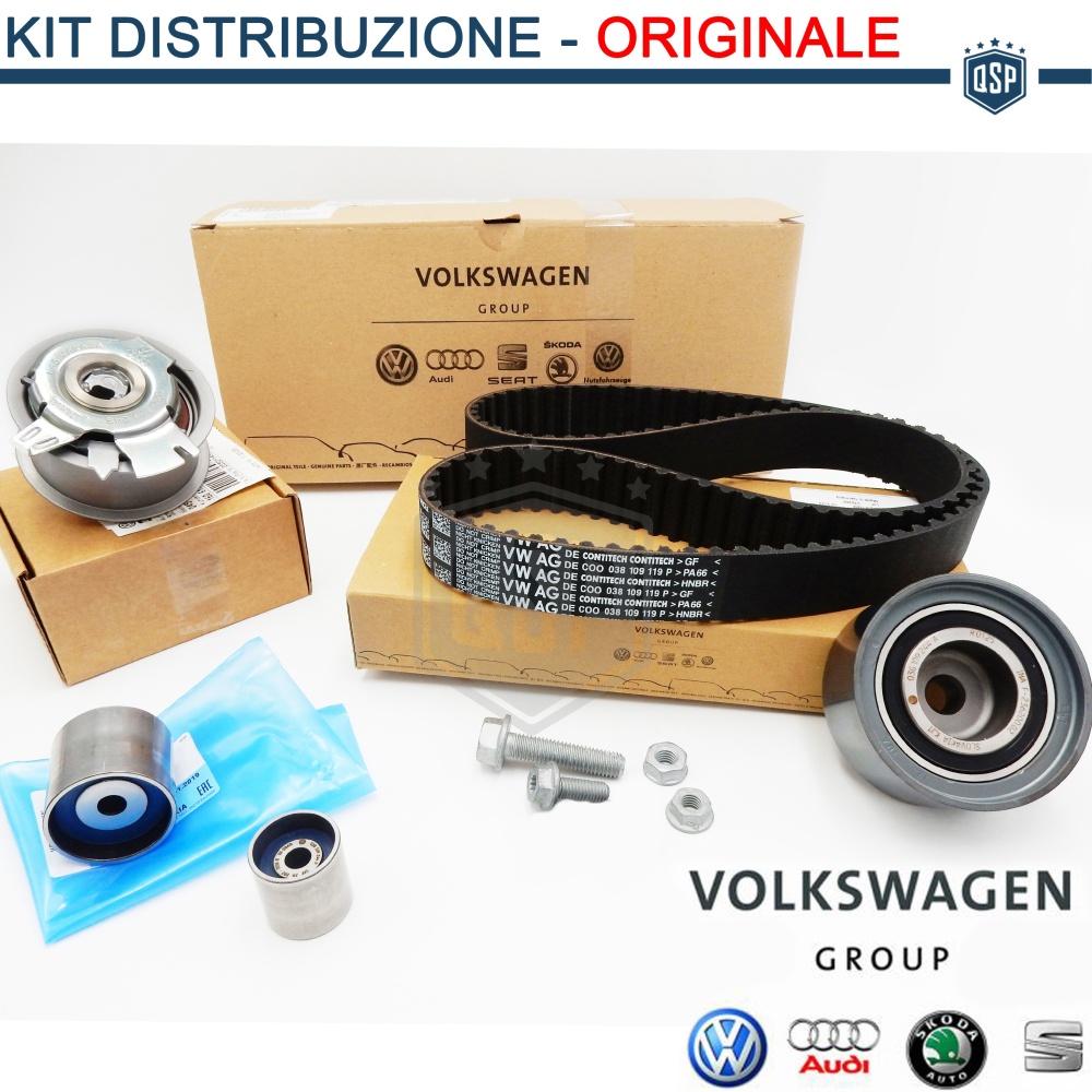 KIT Correa de Distribución ORIGINAL Skoda OCTAVIA II 2.0 TDI 2006-2013, Remplazo Original SKODA KIT Correa de Distribución ORIGINAL Skoda OCTAVIA II 2.0 TDI 2006-2013, Remplazo Original SKODA