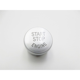 LLAVE BOTÓN DE ENCENDIDO DEL MOTOR GRIS "START STOP ENGINE" EN ABS PARA BMW VERSIONES F y G con Bóton OFF, ANTICHUADO NO HUELLAS