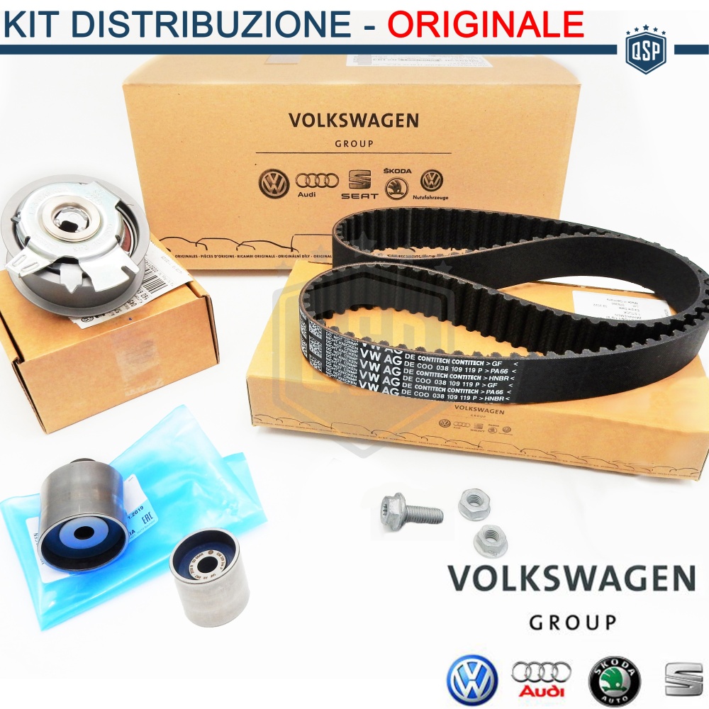 KIT Correa de Distribución ORIGINAL Audi A4 (B8) 2.0 TDI 2007-2016, Remplazo Original Audi KIT Correa de Distribución ORIGINAL Audi A4 (B8) 2.0 TDI 2007-2016, Remplazo Original Audi