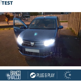 Bombillas LED H4 para Dacia SANDERO 2, STEPWAY Luces de Cruce + Carretera | 6500K CANbus