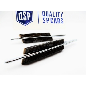 X2 Intermitentes de LED Para BMW Serie 1 3 5 100% CANBUS Plug & Play Lente NEGRA Raya CROMADA