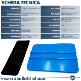 3M Squeegee SOFT Professional for Car Wrapping Films Installation with Anti-scratch Felt