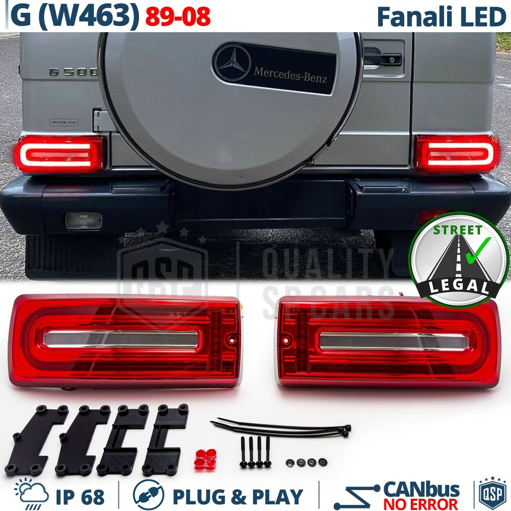 FAROS Traseros LED Para Mercedes Clase G (W463) 89-08 APROBADOS | Transformación en Nuevo Clase G