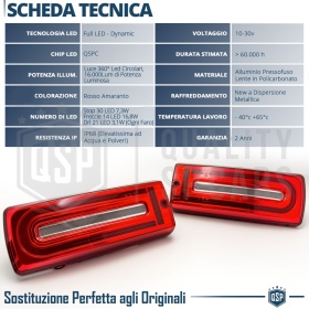 FAROS Traseros LED Para Mercedes Clase G (W463) 08-12 APROBADOS | Transformación en Nuevo Clase G