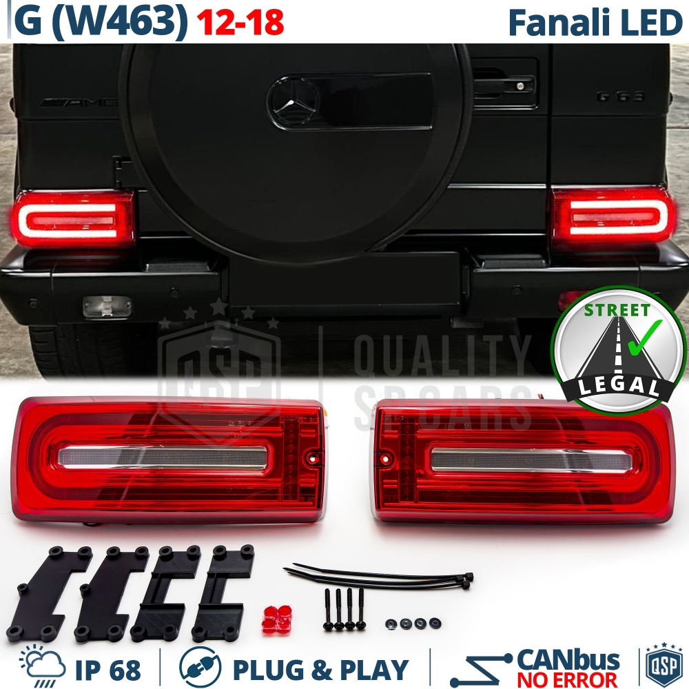 FAROS Traseros LED Para Mercedes Clase G (W463) 12-18 APROBADOS | Transformación en Nuevo Clase G