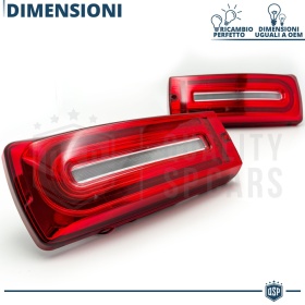 FAROS Traseros LED Para Mercedes Clase G (W463) 12-18 APROBADOS | Transformación en Nuevo Clase G