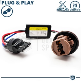 X1 Resistencia CANbus T20 W21/5W para Bombillas Led | Decoddificador Anti Error, Anti Parpadeo 14W