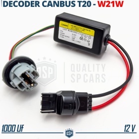 X1 Resistencia CANbus T20 W21W para Bombillas Led | Decoddificador Anti Error, Anti Parpadeo