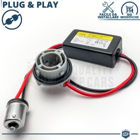 X1 Resistencia CANbus P21W BA15S para Bombillas Led | Decoddificador Anti Error, Anti Parpadeo 14W