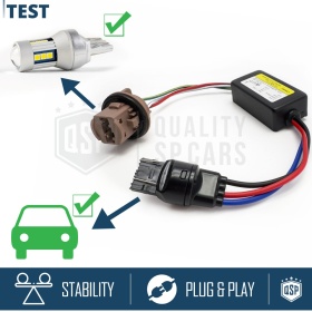 X2 Resistencias CANbus T20 W21/5W para Bombillas Led | Decoddificador Anti Error 28W, Anti Parpadeo