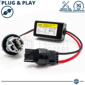 X2 Resistencias CANbus T20 W21W para Bombillas Led | Decoddificador Anti Error, Anti Parpadeo 28W