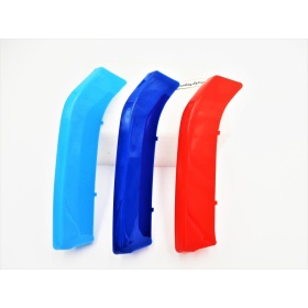 3x ABS Grille COVER STRIPES in Colors M Sport for BMW 2 Series (F22 F23) 2014- with 8 Grills Calander