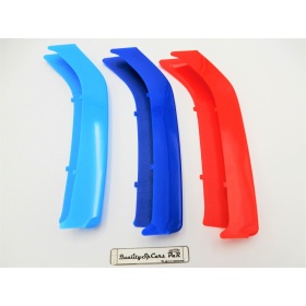 3x ABS Grille COVER STRIPES in Colors M Sport for BMW 2 Series (F22 F23) 2014- with 8 Grills Calander