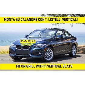 3x RIÑONES REJILLA en ABS en colores M Sport para BMW SERIE 2 (F22 F23) 2014- REJILLA A 11 BANDAS