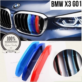 3x RIÑONES REJILLA para BMW X3 G01 2017- en colores M Sport en ABS