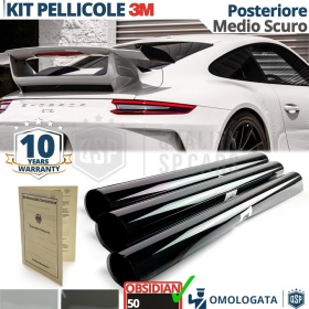 Película Tinte 3M Ventanas TRASERAS para Seat Marbella Aprobada | OBSIDIAN 15 MEDIO OSCURO