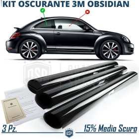 Película Tinte 3M Ventanas TRASERAS para Seat Marbella Aprobada | OBSIDIAN 15 MEDIO OSCURO