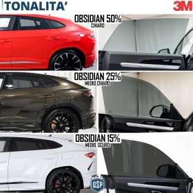 Película Tinte 3M Ventanas TRASERAS para Seat Marbella Aprobada | OBSIDIAN 15 MEDIO OSCURO