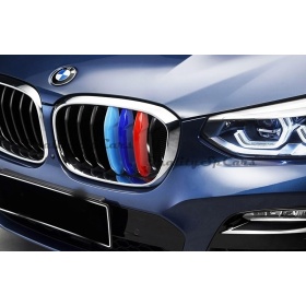 3x RIÑONES REJILLA para BMW X3 G01 2017- en colores M Sport en ABS