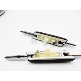 X2 Intermitentes de LED Para BMW Serie 1 3 5 100% CANBUS Plug & Play Lente NEGRA Raya CROMADA