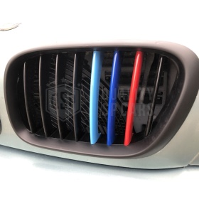 3x RIÑONES REJILLA para BMW SERIE X5 (E53) 1999-2003 PRE - Facelift en colores M Sport