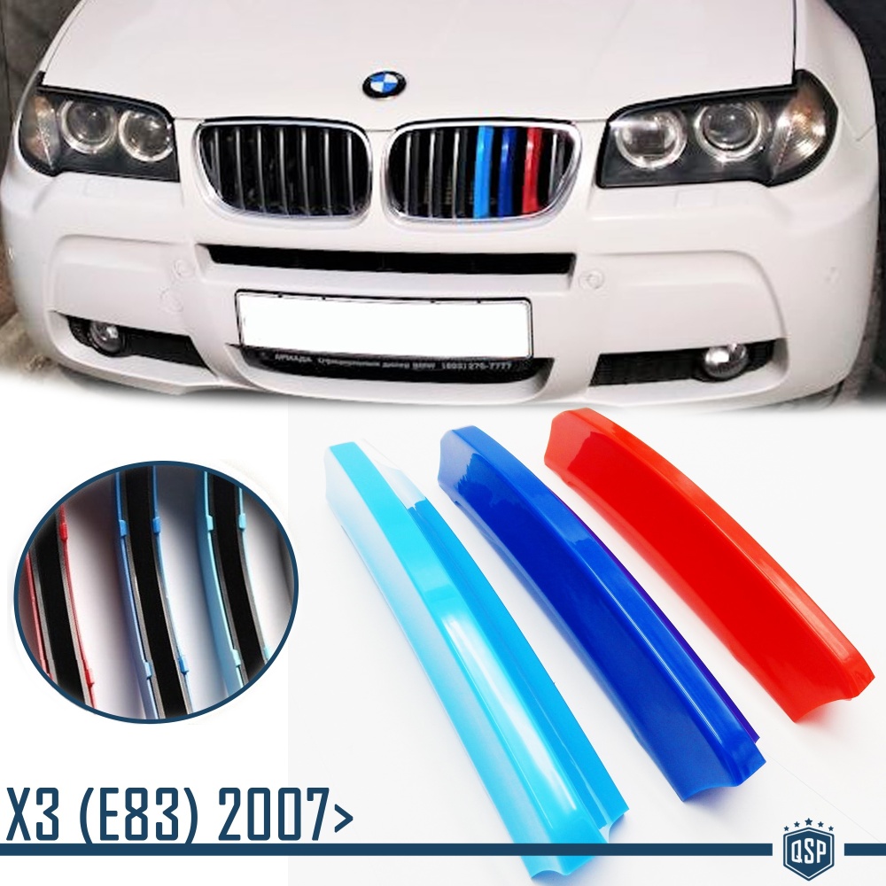 3x RIÑONES REJILLA para BMW SERIE Bmw X3 (E83) Desde 2007-10 en colores M Sport Tuning 3x RIÑONES REJILLA para BMW SERIE Bmw X3 (E83) Desde 2007-10 en colores M Sport Tuning