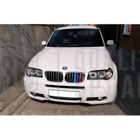 3x RIÑONES REJILLA para BMW SERIE Bmw X3 (E83) Desde 2007-10 en colores M Sport Tuning