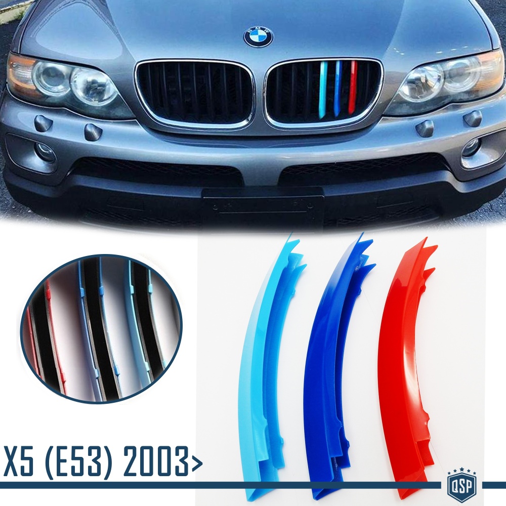 3x RIÑONES REJILLA para BMW SERIE X5 (E53) 2003-2006 Facelift en colores M Sport 3x RIÑONES REJILLA para BMW SERIE X5 (E53) 2003-2006 Facelift en colores M Sport