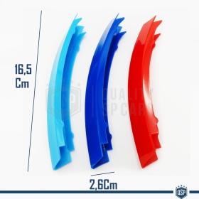 3x RIÑONES REJILLA para BMW SERIE X5 (E53) 2003-2006 Facelift en colores M Sport