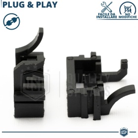 2X Adaptatores del Retenedor Soporte Bombilla para Montaje KIT LED H1 para FORD MONDEO MkIV (07-14) Luces de CARRETERA