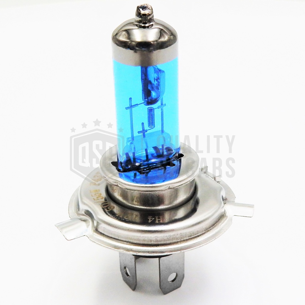 X1 BOMBILLA DE LUCES HALÓGENA LAMPS H4 12V 55W, LUZ DE FARO POTENTE BLANCO, EFECTO XENON, VISIBILIDAD DE +35 Mt X1 BOMBILLA DE LUCES HALÓGENA LAMPS H4 12V 55W, LUZ DE FARO POTENTE BLANCO, EFECTO XENON, VISIBILIDAD DE +35 Mt