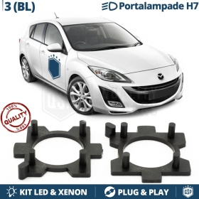 2X Adaptatores del Retenedor Soporte Bombilla para Montaje KIT LED H7 para MAZDA 3 BL (2009-2013)