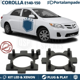 2X Adaptatores del Retenedor Soporte Bombilla para Montaje KIT LED H7 para TOYOTA COROLLA E140/E150 (2006-2013)