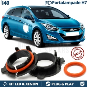 2X Adaptatores del Retenedor Soporte Bombilla para Montaje KIT LED H7 para HYUNDAI i40 DESDE 2011