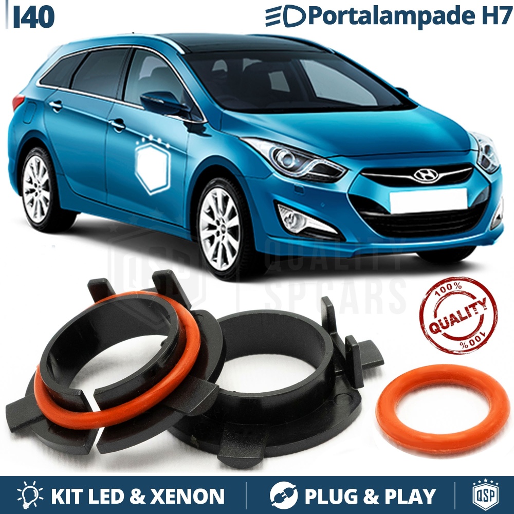 2X Adaptatores del Retenedor Soporte Bombilla para Montaje KIT LED H7 para HYUNDAI i40 DESDE 2011 2X Adaptatores del Retenedor Soporte Bombilla para Montaje KIT LED H7 para HYUNDAI i40 DESDE 2011